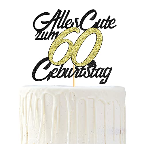 Sumerk 1 Stück 60.Geburtstag Tortendeko Happy 60th Birthday Cake Topper 60.Alles Gute Geburtstag Cake Topper 60 Jahre Torte Kuchen Deko für 60 Geburstagstorte Deko Jungen Mädchen Mann Frau Sumerk 1 Stück 60.Geburtstag Tortendeko Happy 60th Birthday Cake Topper 60.Alles Gute Geburtstag Cake Topper 60 Jahre Torte Kuchen Deko für 60 Geburstagstorte Deko Jungen Mädchen Mann Frau von Sumerk