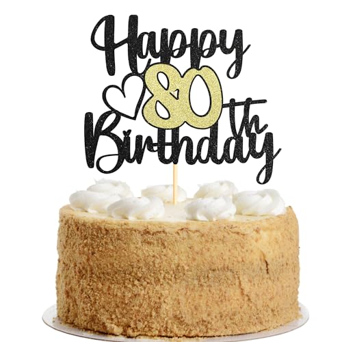 Sumerk 1 Stück 80. Geburtstag Junge Happy 80th Birthday Cake Topper Tortendeko 80. Geburtstag Frau Mann Cake Topper 80 Geburtstag 80th Birthday Cake Decoration Sumerk 1 Stück 80. Geburtstag Junge Happy 80th Birthday Cake Topper Tortendeko 80. Geburtstag Frau Mann Cake Topper 80 Geburtstag 80th Birthday Cake Decoration von Sumerk