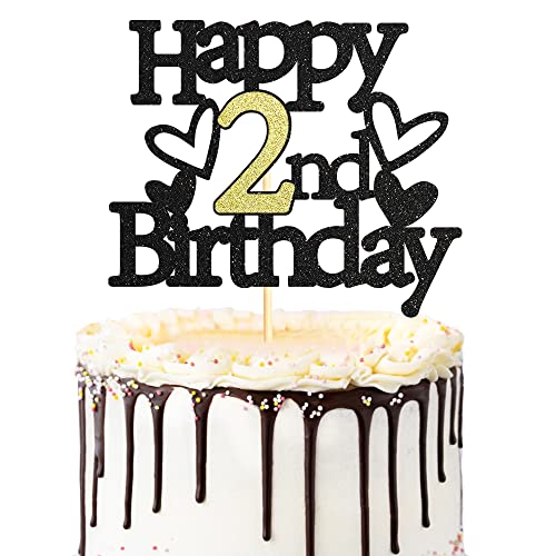 Sumerk 1 Stück Geburtstag Tortendeko 2 2.Geburtstag Tortendeko Happy 2nd Birthday Tortendeko Geburtstag Happy Birthday Cake Topper für 2 Jahre alter Junge und Mädchen Sumerk 1 Stück Geburtstag Tortendeko 2 2.Geburtstag Tortendeko Happy 2nd Birthday Tortendeko Geburtstag Happy Birthday Cake Topper für 2 Jahre alter Junge und Mädchen von Sumerk