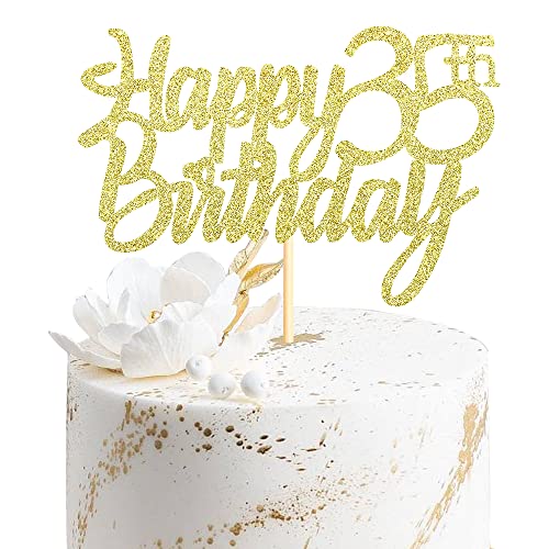 Sumerk 1 Stück Happy 35th Birthday Cake Topper Glitter 35.Geburtstag Tortendeko 35 Geburtstag 35th Geburtstagskerzen Cake Topper Tortendeko für mann frauen Sumerk 1 Stück Happy 35th Birthday Cake Topper Glitter 35.Geburtstag Tortendeko 35 Geburtstag 35th Geburtstagskerzen Cake Topper Tortendeko für mann frauen von Sumerk