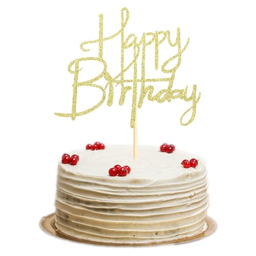 Sumerk 1 Stück Happy Birthday Cake Topper Geburtstag TortendekoHappy Birthday Tortendeko Birthday Cake Decoration Geburtstag Junge Frau Gold Sumerk 1 Stück Happy Birthday Cake Topper Geburtstag TortendekoHappy Birthday Tortendeko Birthday Cake Decoration Geburtstag Junge Frau Gold von Sumerk