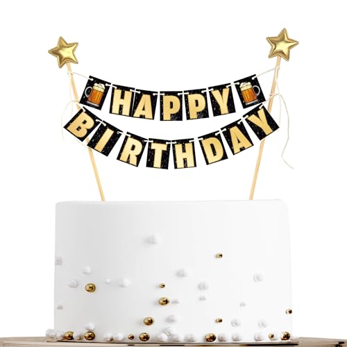 Sumerk 17 Pcs Geburtstag Junge Deko Happy Birthday Cake Topper cake topper Tortendeko Geburtstag Birthday Bunting Cake Decoration Banner + 2 Stars Cupcake Topper for Junge Frau Sumerk 17 Pcs Geburtstag Junge Deko Happy Birthday Cake Topper cake topper Tortendeko Geburtstag Birthday Bunting Cake Decoration Banner + 2 Stars Cupcake Topper for Junge Frau von Sumerk