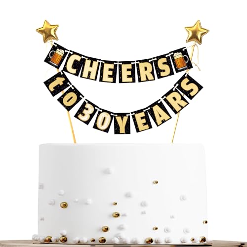 Sumerk 19 Pcs 30. Geburtstag Junge Deko Happy 30th Birthday Cake Topper 30 cake topper Tortendeko 30 Geburtstag Birthday Bunting Cake Decoration Banner + 2 Stars Cupcake Topper for Junge Frau Sumerk 19 Pcs 30. Geburtstag Junge Deko Happy 30th Birthday Cake Topper 30 cake topper Tortendeko 30 Geburtstag Birthday Bunting Cake Decoration Banner + 2 Stars Cupcake Topper for Junge Frau von Sumerk