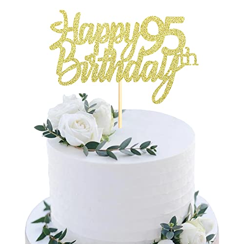 Sumerk 1 Stück Happy 95th Birthday Cake Topper Glitter 95.Geburtstag Tortendeko 95 Geburtstag 95th Geburtstagskerzen Cake Topper Tortendeko für mann frauen Sumerk 1 Stück Happy 95th Birthday Cake Topper Glitter 95.Geburtstag Tortendeko 95 Geburtstag 95th Geburtstagskerzen Cake Topper Tortendeko für mann frauen von Sumerk