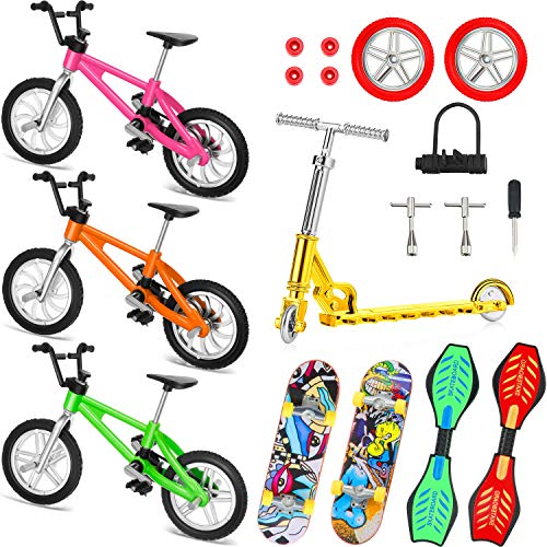 18 Stücke Mini Fingerspielzeug Set Finger Skateboards Finger Fahrrad Roller Winziges Schaukelbrett Fingerspitzen Bewegung Party Bevorzugt Ersatzräder und Werkzeuge 18 Stücke Mini Fingerspielzeug Set Finger Skateboards Finger Fahrrad Roller Winziges Schaukelbrett Fingerspitzen Bewegung Party Bevorzugt Ersatzräder und Werkzeuge von Sumind