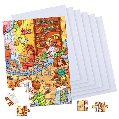30 Blatt Puzzle Saver Schale Klebeblatt Klar Klebstoff Sichern Kleber Matte Stick Selbstklebender Bewahrer von Sumind