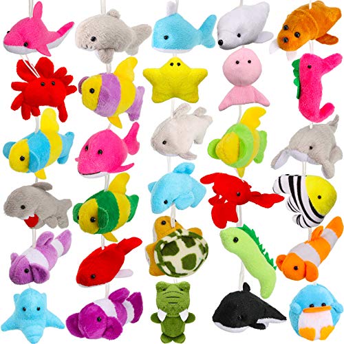 30 Stücke Mini Meeresbewohner Gefüllte Spielzeuge Meerestier Plüschtiere Niedliche Schlüsselbund Dekorationen für Weihnachtsbaum Beutel Füller Party Gefallen 30 Stücke Mini Meeresbewohner Gefüllte Spielzeuge Meerestier Plüschtiere Niedliche Schlüsselbund Dekorationen für Weihnachtsbaum Beutel Füller Party Gefallen von Sumind