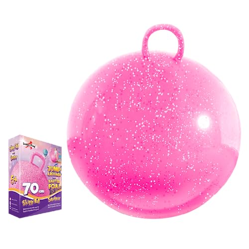 SummerPlay Hüpfball Pink Glitter 70 cm von Summerplay