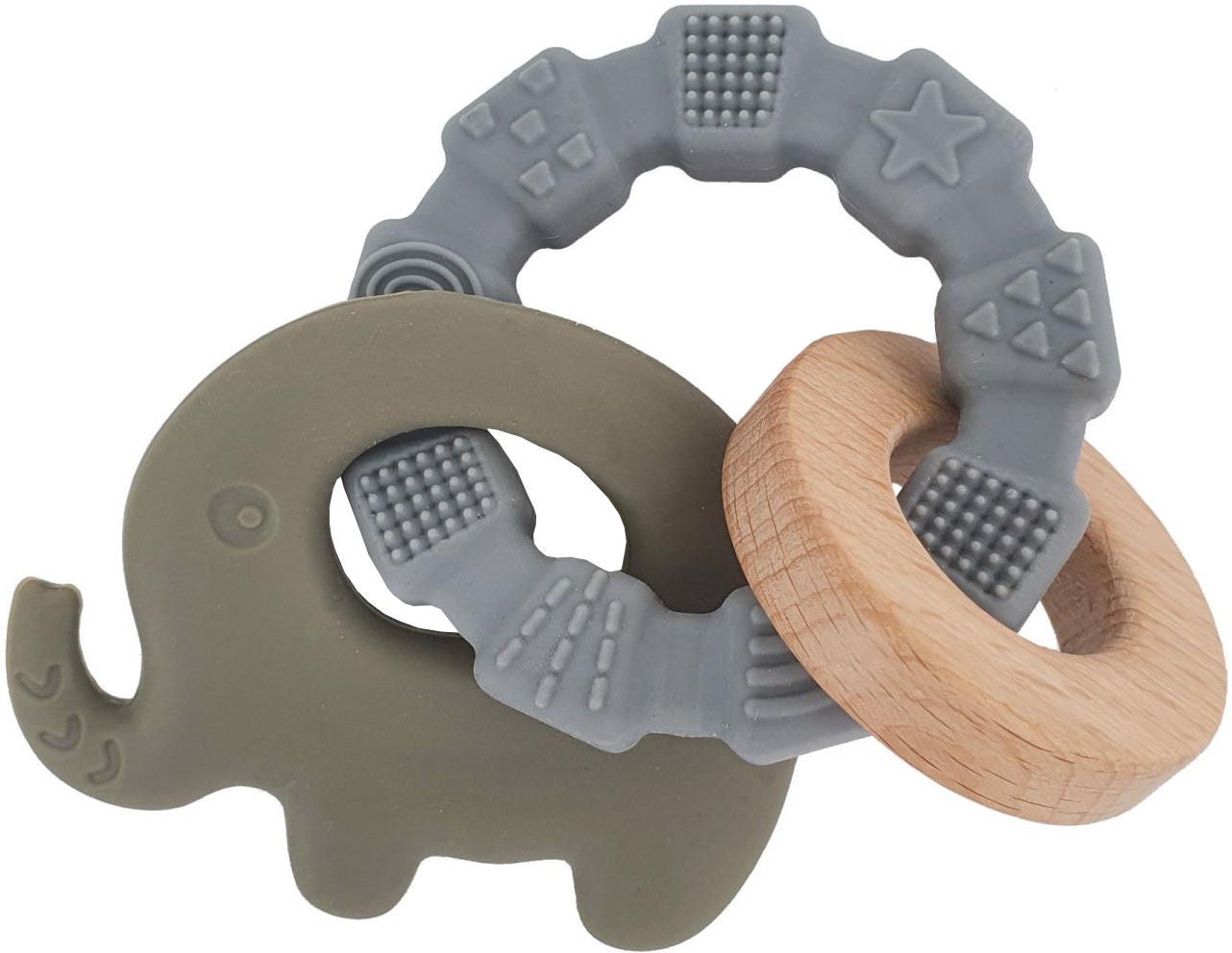 Summerville Organic Beißringe Elefant Grün, Beißspielzeug Summerville Organic Beißringe Elefant Grün, Beißspielzeug von Summerville