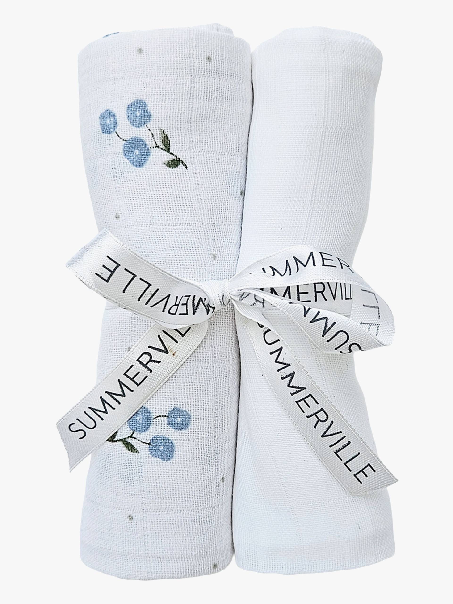 Summerville Organic Musselintuch 2er-Pack Öko, Bluebell Summerville Organic Musselintuch 2er-Pack Öko, Bluebell von Summerville