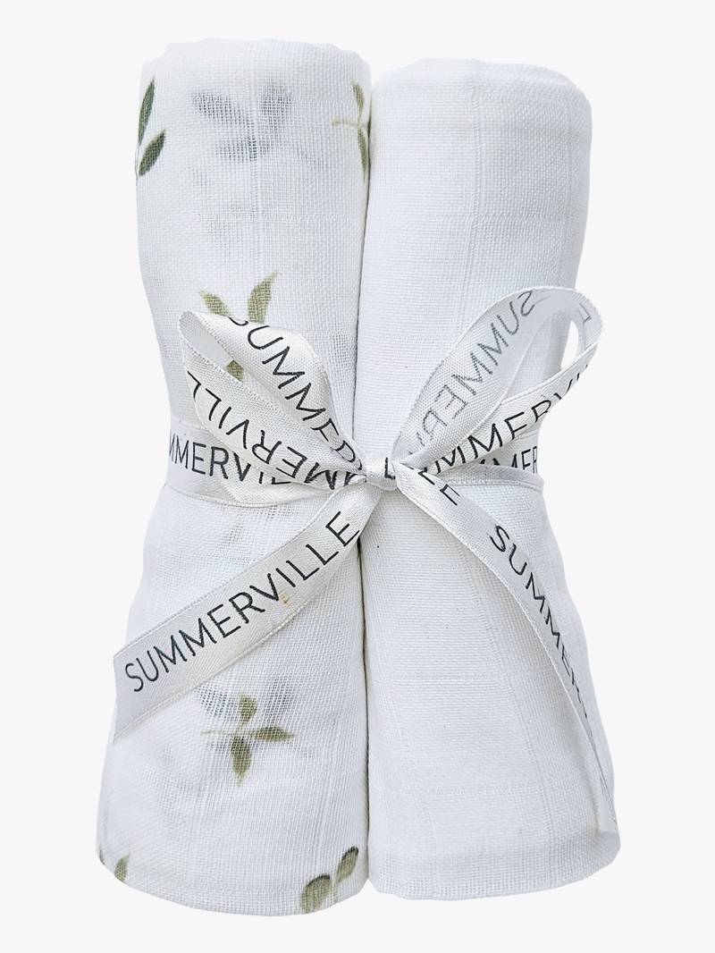 Summerville Organic Musselintuch 2er-Pack Öko, Sprout von Summerville