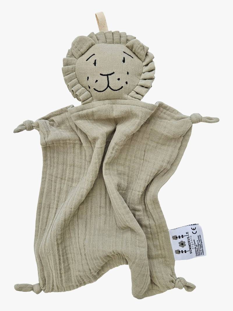 Summerville Organic Schmusetuch Löwe Öko, Soft Sage von Summerville