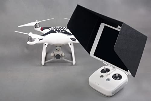 SummitLink 25,4 cm (10 Zoll) iPad Sonnenblende Sonnenblende Weiß für DJI Phantom 4 DJI Phantom 3 Professional Advanced Inspire 1 3DR Solo von SummitLink
