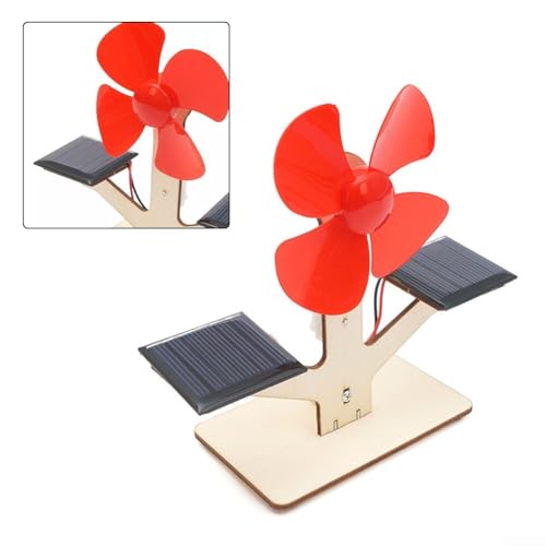 Kinder Solar Fan Panel Kreatives DIY Spielzeug zum Lernen und Spaß im Freien (2 Stück) von Sumsoctober