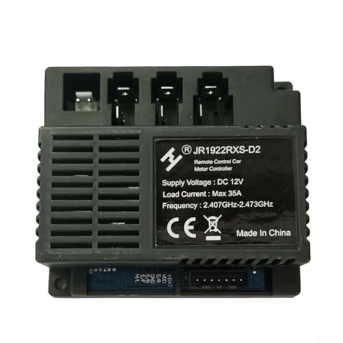 Sumsoctober HY JRRX12V 6V 24V Steuerbox für Kinder Elektrofahrzeug Fernbedienung mit Smooth Start Funktionalität (JR1922RXS-D2 12V Empfänger) von Sumsoctober