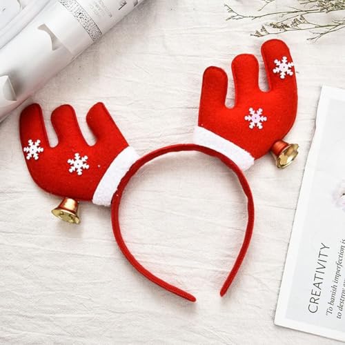Urlaubs-Haarschmuck für Frauen mit Geweih, Turban-Stil, inklusive Weihnachtsmustern, geeignet für Partys, Hochzeiten und Reisen (6#) von Sumsoctober