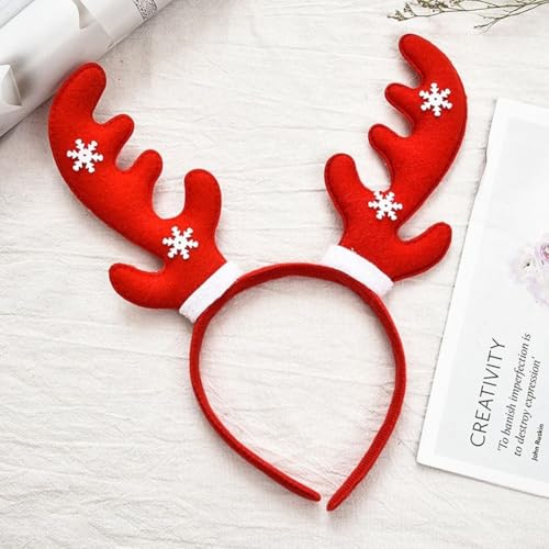 Weihnachten Haarband für Frauen mit Weihnachtsmann, Baum, Elchgeweih Design Haarreifen Geeignet für Partys und Reisen 2022 (10#) von Sumsoctober