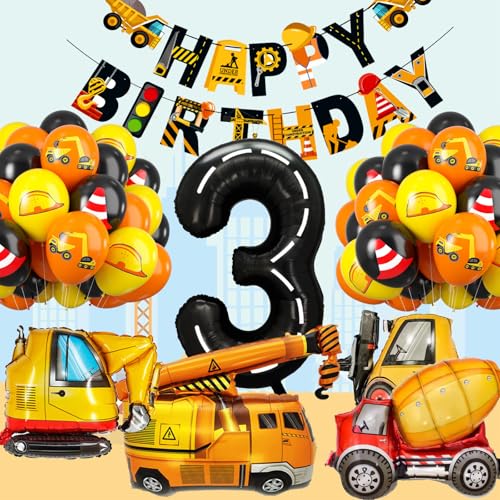 Bagger Deko Kindergeburtstag 3, Baustellen Geburtstagsdeko Jungen 3 Jahre, Bagger Kinder 3 Jahre, Baustellen Luftballon 3. Geburtstag, Deko 3. Geburtstag Junge, Bau Happy Birthday Banner Bagger Deko Kindergeburtstag 3, Baustellen Geburtstagsdeko Jungen 3 Jahre, Bagger Kinder 3 Jahre, Baustellen Luftballon 3. Geburtstag, Deko 3. Geburtstag Junge, Bau Happy Birthday Banner von Sumtoco