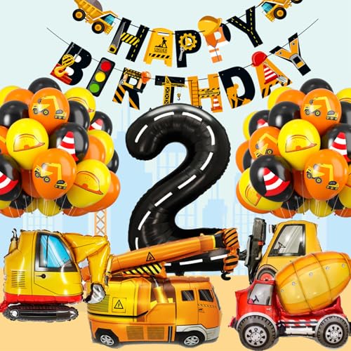 Bagger Kindergeburtstag 2, Baustellen Geburtstagsdeko Jungen 2 Jahre, Bagger Kinder 2 Jahre, Baustellen Luftballon 2. Geburtstag, Deko 2. Geburtstag Junge,Bau Happy Birthday Banner,Ballon 2 Geburtstag Bagger Kindergeburtstag 2, Baustellen Geburtstagsdeko Jungen 2 Jahre, Bagger Kinder 2 Jahre, Baustellen Luftballon 2. Geburtstag, Deko 2. Geburtstag Junge,Bau Happy Birthday Banner,Ballon 2 Geburtstag von Sumtoco