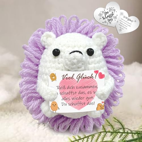 Sumtoco Positive Kartoffel, Kleinigkeiten für Adventskalender, Mutmacher Geschenk, Schaffst Das Geschenke, Prüfung Geschenk, Viel Glück Geschenke, Positive Hedgehog Puppe Sumtoco Positive Kartoffel, Kleinigkeiten für Adventskalender, Mutmacher Geschenk, Schaffst Das Geschenke, Prüfung Geschenk, Viel Glück Geschenke, Positive Hedgehog Puppe von Sumtoco