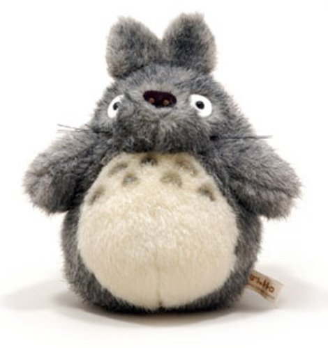 Mein Nachbar Totoro (Ghibli) Stofftier / Plüsch Figur: O Totoro (Miminzuku) Dunkelgrau 19 cm von Sun Arrow