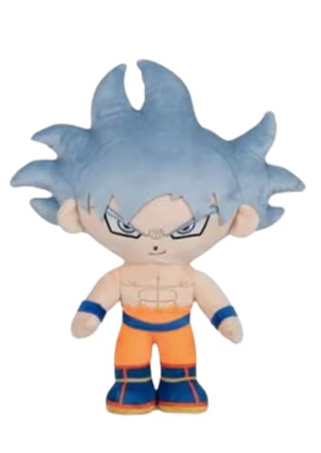 Suncity Goku-Plüschtier, 27 cm – Dragon B/Super – Goku und seine verschiedenen Transformationen – Sammle sie alle! (Ultra Instinko) von Sun City