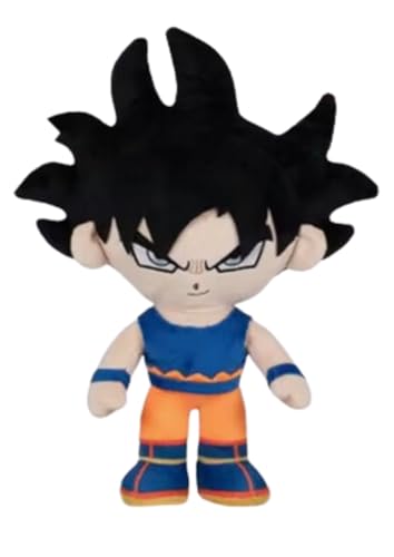 Suncity Goku-Plüschtier, 27 cm – Dragon B/Super – Goku und seine verschiedenen Transformationen – Sammle sie alle! (klassisch) von Sun City