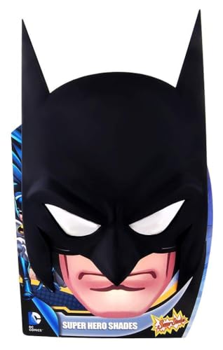 Sun-Staches DC Comics Offizielle Batman-Sonnenbrille, Vollmasken-Kostüm-Zubehör, UV400, Einheitsgröße von Sun-Staches