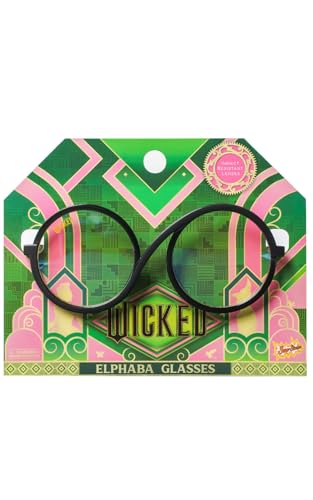 Sun-Staches Wicked Offiziell lizenzierte Elphaba-Brille | Kostümbrillen-Zubehör für Damen, Einheitsgröße Sun-Staches Wicked Offiziell lizenzierte Elphaba-Brille | Kostümbrillen-Zubehör für Damen, Einheitsgröße von Sun-Staches