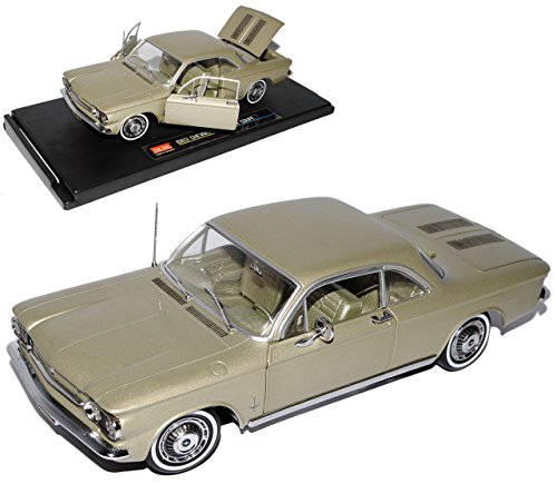 Sun Star Chevrolet Corvair Coupe Gold Beige 1963 1/18 Modell Auto von Sun Star
