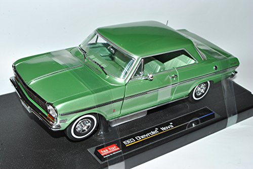 Sun Star Chevrolet Nova Coupe Laurel Grün 1963 1/18 Modell Auto von Sun Star