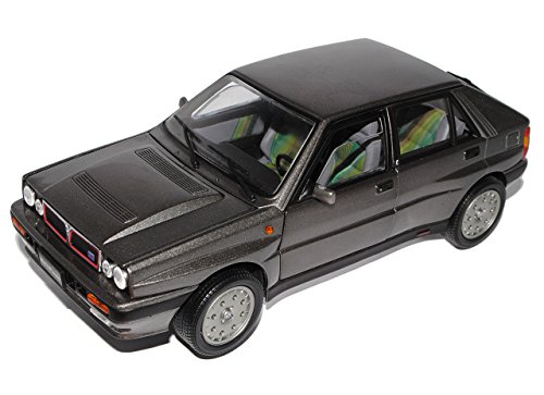 Sun Star Lancia Delta HF Integrale 8V Grau Schwarz 1/18 Modell Auto mit individiuellem Wunschkennzeichen von Sun Star