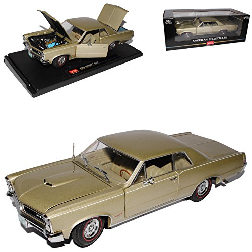 Sun Star Pontiac GTO 1965 Coupe Capri Gold Beige 1/18 Modell Auto von Sun Star