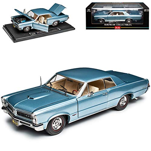 Sun Star Pontiac GTO Coupe Hell Blau Metallic 1965 1/18 Modell Auto von Sun Star