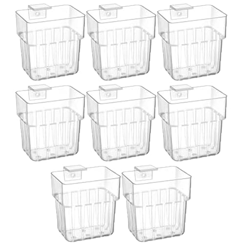 5 Stück Aquarium-Pflanzenhalter, 5, 6x8, 1x8, 1cm durchsichtiger Pflanzenhalter aus Kunststoff für Aquarien, hängende Blumentöpfe mit Haken für Aquarienanbau und Wasserspiel-Dekoration, schwimmend 5 Stück Aquarium-Pflanzenhalter, 5, 6x8, 1x8, 1cm durchsichtiger Pflanzenhalter aus Kunststoff für Aquarien, hängende Blumentöpfe mit Haken für Aquarienanbau und Wasserspiel-Dekoration, schwimmend von SunaOmni