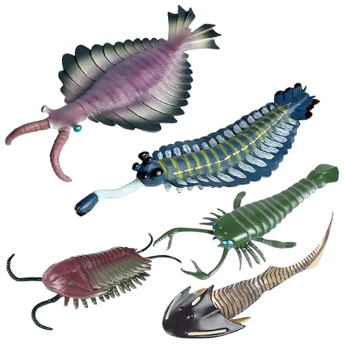 5-teiliges Tierfiguren-Set, kambrischer antiker Organismus, Tierfiguren, realistisches Lernspielzeug aus Kunststoff, Geburtstagsgeschenk, Tortenaufsatz für Kinder, Jungen und Mädchen, Anomalocaris-Ti 5-teiliges Tierfiguren-Set, kambrischer antiker Organismus, Tierfiguren, realistisches Lernspielzeug aus Kunststoff, Geburtstagsgeschenk, Tortenaufsatz für Kinder, Jungen und Mädchen, Anomalocaris-Ti von SunaOmni