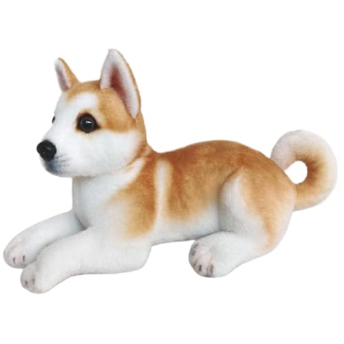Akita-Plüschtier, realistischer Plüschwelpe mit kurzen Beinen und Schwanz, üppiges Hundeplüschtier mit Ohren, fusselfreies Baumwoll-Plüschtier für Zuhause, Büro, Party, Haustier- Akita-Plüschtier, realistischer Plüschwelpe mit kurzen Beinen und Schwanz, üppiges Hundeplüschtier mit Ohren, fusselfreies Baumwoll-Plüschtier für Zuhause, Büro, Party, Haustier- von SunaOmni