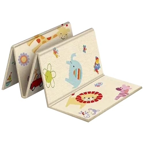 Baby-Spielmatte, 180 x 101 cm, faltbar, 2 Seiten, sichere, umweltfreundliche PE-Schaumstoffunterlage für Kinder, wasserdicht, rutschfest, zum Krabbeln, für Babys und Kleinkinder, Stil 2, Babymatt Baby-Spielmatte, 180 x 101 cm, faltbar, 2 Seiten, sichere, umweltfreundliche PE-Schaumstoffunterlage für Kinder, wasserdicht, rutschfest, zum Krabbeln, für Babys und Kleinkinder, Stil 2, Babymatt von SunaOmni