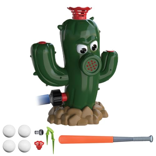 Baseball-Sprinkler, 1 Set, süßer Kaktus-Wassersprinkler für Kinder mit Ball und Schläger, Sommerkühlung, Kleinkind-Outdoor-Spielzeug für Garten, Rasen, Hof, Baseball-Spielzeug-Sprinkler für Kinde Baseball-Sprinkler, 1 Set, süßer Kaktus-Wassersprinkler für Kinder mit Ball und Schläger, Sommerkühlung, Kleinkind-Outdoor-Spielzeug für Garten, Rasen, Hof, Baseball-Spielzeug-Sprinkler für Kinde von SunaOmni