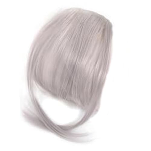 Clip-In-Pony FüR Frauen, 24,9 Cm, NatüRlicher Clip-On-Pony, Silbergrau, Air-Bangs-Haarspange Mit Unsichtbarem Netz, Atmungsaktiv, Lockig, Schneidbar, Waschbar, KüNstlicher Pony, Pony-Haarspange, KüNst Clip-In-Pony FüR Frauen, 24,9 Cm, NatüRlicher Clip-On-Pony, Silbergrau, Air-Bangs-Haarspange Mit Unsichtbarem Netz, Atmungsaktiv, Lockig, Schneidbar, Waschbar, KüNstlicher Pony, Pony-Haarspange, KüNst von SunaOmni
