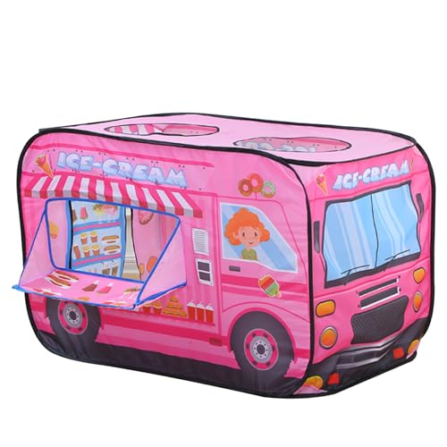 Faltbares Pop-up-Zelt für Kinder, atmungsaktiver Eiswagen mit hoher Dichte, großes Spielzelt 44 x 30 x 28 Zoll, tragbares Spielhaus als Geschenk für Mädchen und Jungen, Dessertwagen-Eiswagen-Pop- Faltbares Pop-up-Zelt für Kinder, atmungsaktiver Eiswagen mit hoher Dichte, großes Spielzelt 44 x 30 x 28 Zoll, tragbares Spielhaus als Geschenk für Mädchen und Jungen, Dessertwagen-Eiswagen-Pop- von SunaOmni
