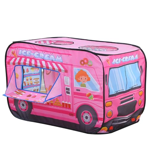 Faltbares Pop-up-Zelt für Kinder, atmungsaktiver Eiswagen mit hoher Dichte, großes Spielzelt 44 x 30 x 28 Zoll, tragbares Spielhaus als Geschenk für Mädchen und Jungen, Dessertwagen-Eiswagen-Pop- Faltbares Pop-up-Zelt für Kinder, atmungsaktiver Eiswagen mit hoher Dichte, großes Spielzelt 44 x 30 x 28 Zoll, tragbares Spielhaus als Geschenk für Mädchen und Jungen, Dessertwagen-Eiswagen-Pop- von SunaOmni
