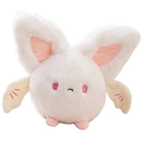 Fledermaus-Plüschtier, 20, 3 cm, aus Baumwolle, süßes Halloween-Plüschtier mit großen Ohren und kleinem Flügel, dekoratives Plüschspielzeug für Halloween, Party, Zuhause, Bett, Sofa, weiße ausgest Fledermaus-Plüschtier, 20, 3 cm, aus Baumwolle, süßes Halloween-Plüschtier mit großen Ohren und kleinem Flügel, dekoratives Plüschspielzeug für Halloween, Party, Zuhause, Bett, Sofa, weiße ausgest von SunaOmni