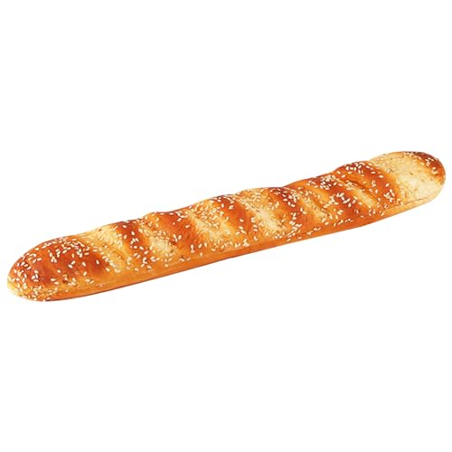 Gefälschtes Brot, 48, 9 cm, künstliche Lebensmittel aus PU, künstliche Lebensmittel zur Präsentation, künstliches Brot, realistischer französischer Brotlaib, Rollenspiel-Requisite, Lebensmittelfot Gefälschtes Brot, 48, 9 cm, künstliche Lebensmittel aus PU, künstliche Lebensmittel zur Präsentation, künstliches Brot, realistischer französischer Brotlaib, Rollenspiel-Requisite, Lebensmittelfot von SunaOmni