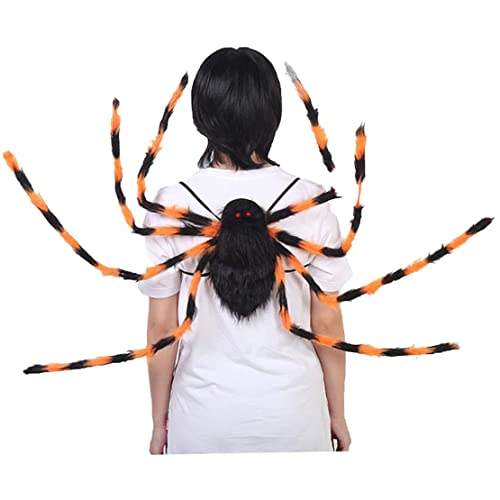 Halloween Erwachsener Spinnen -Rucksack Kostüm Schwarzer farbenfroher Mann Spinnen Kleidung Lustige Frau Süßigkeitenbeutel 9 Spinnenbeine Horror Plüsch Spinnendekoration Halloween Leckereien Halloween Erwachsener Spinnen -Rucksack Kostüm Schwarzer farbenfroher Mann Spinnen Kleidung Lustige Frau Süßigkeitenbeutel 9 Spinnenbeine Horror Plüsch Spinnendekoration Halloween Leckereien von SunaOmni