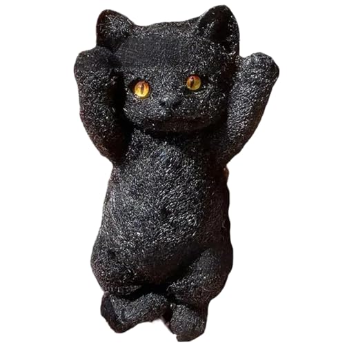 Katzen-Zappelspielzeug, 20, 3 x 10, 2 cm, süßes Katzen-Sensory-Spielzeug, realistisches 3D--Stressabbau-Spielzeug, weiches Kawaii-Kätzchen-Zappel-Quetschspielzeug, kreative Geschenke für Kind von SunaOmni
