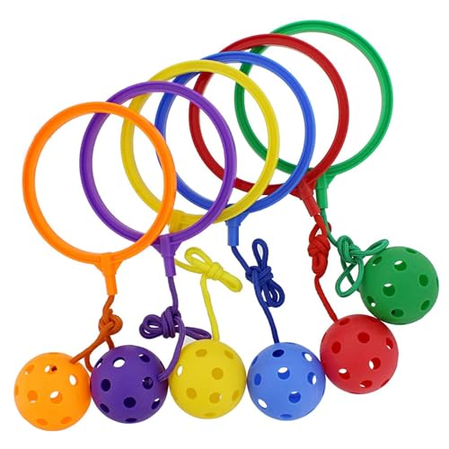 Knöchel-Skip-Ball, Springring-Spielzeug, Koordinations-Fitness-Sportball-Set für Jungen und Mädchen, 6-teilig, Knöchel-Skip-Ball, Sportball, Springring-, Spielzeug, Knöchel-Skip-Ball, Springring-Spielzeug, Koordinations-Fitness-Sportball-Set für Jungen und Mädchen, 6-teilig, Knöchel-Skip-Ball, Sportball, Springring-, Spielzeug, von SunaOmni