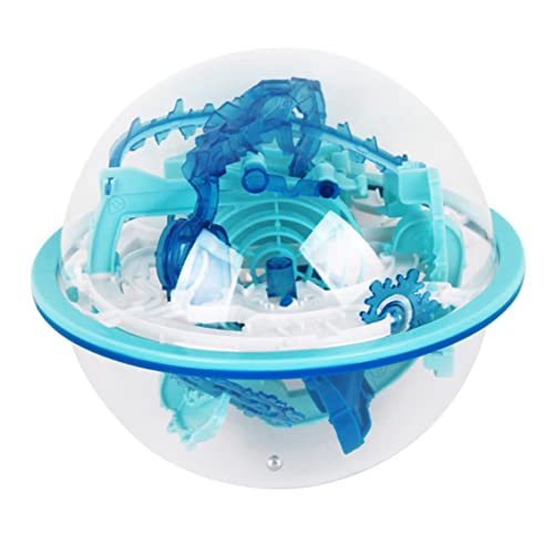 SunaOmni Labyrinth Ball Toys 3D Puzzle Intelligence Ball Kinder Bildungsspielzeug tragbare anspruchsvolle Barrieren Weltraumtraining Spielzeug für Kinder Labyrätter Rätsel von SunaOmni