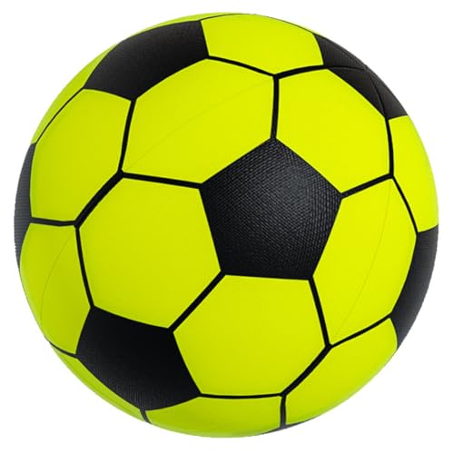 Leiser Fußball für Kinder, Größe 5, PU-Schaumstoff-Fußball mit Stoßdämpfung, weicher, geräuschreduzierender Schwammfußball für Training und Spiel, perfektes Kinderspielzeug, Schaumstoff- Leiser Fußball für Kinder, Größe 5, PU-Schaumstoff-Fußball mit Stoßdämpfung, weicher, geräuschreduzierender Schwammfußball für Training und Spiel, perfektes Kinderspielzeug, Schaumstoff- von SunaOmni