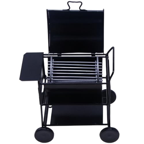 Mini-Grill, 3 x 3 x 2 Zoll, Grillherd im Maßstab 1:12, Miniatur-Küchenutensilien, Simulations-BBQ-Grill, Puppenhausmöbel für Puppenhausdekoration, Miniatur-Küche, Puppenhausherd Mini-Grill, 3 x 3 x 2 Zoll, Grillherd im Maßstab 1:12, Miniatur-Küchenutensilien, Simulations-BBQ-Grill, Puppenhausmöbel für Puppenhausdekoration, Miniatur-Küche, Puppenhausherd von SunaOmni